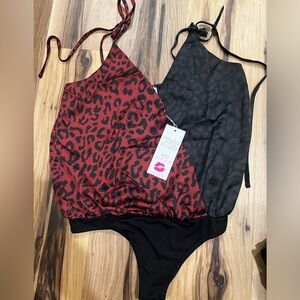 ShopBuddyLove brand new never worn silk bodysuit